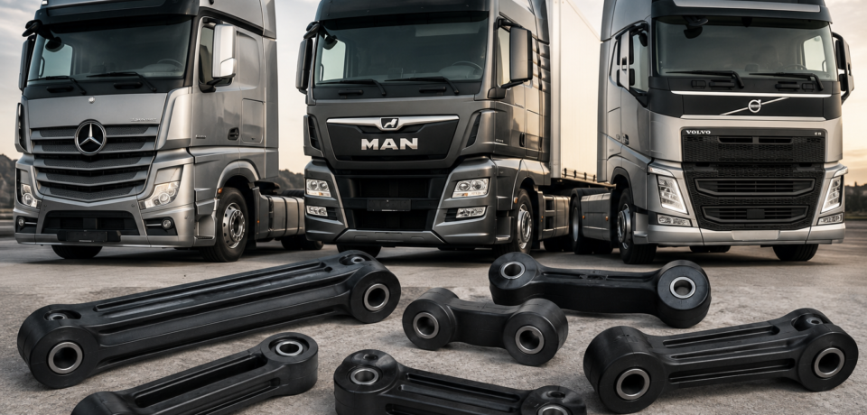 Mercedes Actros uyumlu gergi lastiği ve ağır vasıta kauçuk parçası